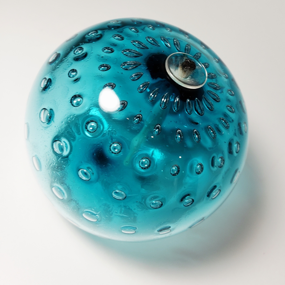 Vintage '97 Blown Glass Oil Candle - One Of A Kind